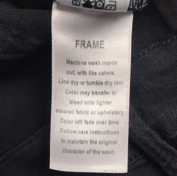 FRAME Denim • Le Color Cropin Film Noir - Picture 7 of 11